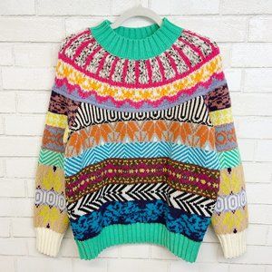Anthropologie Ryan Fair Isle Sweater 